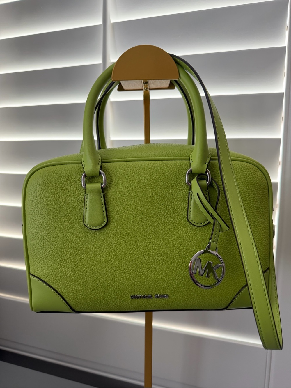 Michael Kors Ashton Medium Satchel in Lime